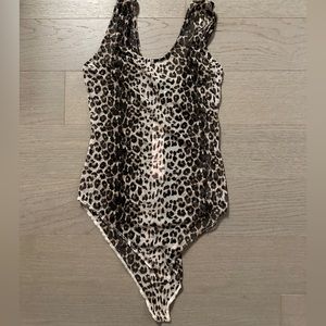 Aqua cheetah bodysuit
